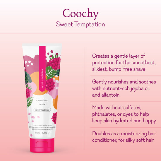 Coochy Conditioning Shave Cream - Sweet Temptation