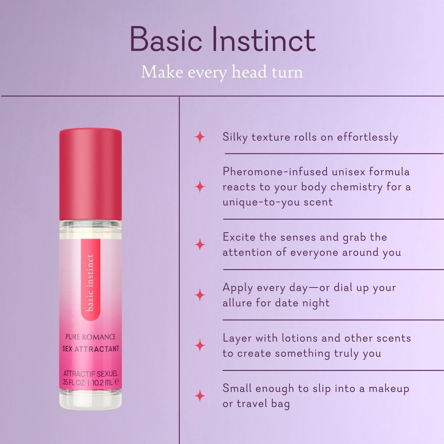 Basic Instinct Pheromone Roller-ball Perfume