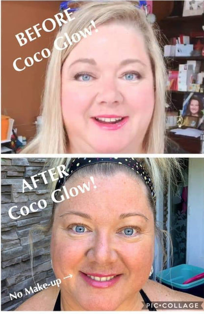Coco Glow - Medium to Dark color -Sunless self-tanner