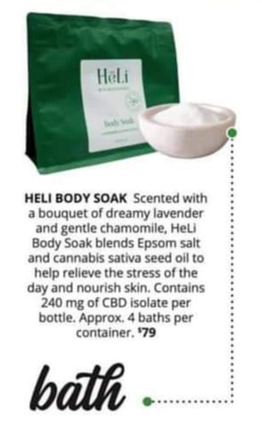 HeLi Body Soak - Infused Body Soak