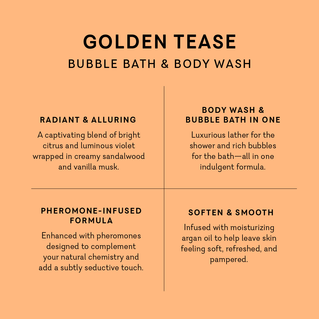Bubbli - Golden Tease
Bubble Bath & Body Wash